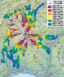 富士山ハザードマップ